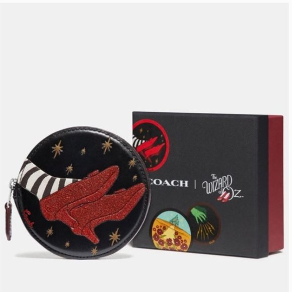 Coach Handbags - SOLD Coach x Wizard of Oz Ruby Slippers Coin Case NWOT